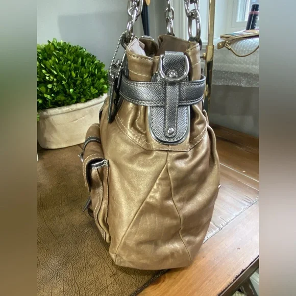 Coach Limited Edition XL North South Tote in Bronze Copper - Picture 11 of 15